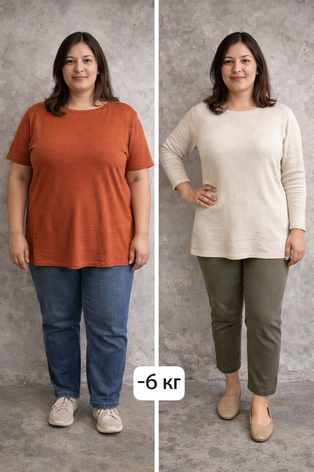 Gulziraning oldin va keyin natijasi