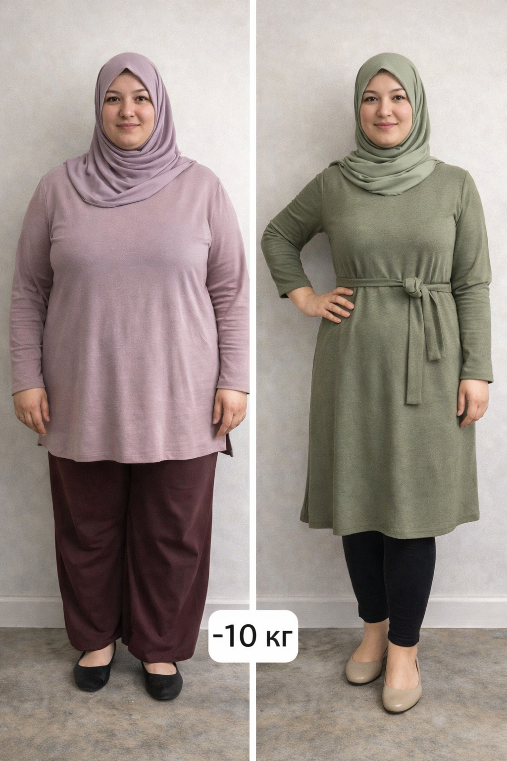 Nigoraning oldin va keyin natijasi